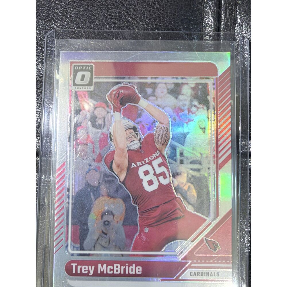 2024 Donruss Optic Trey McBride Holo Prizm #5 Arizona Cardinals